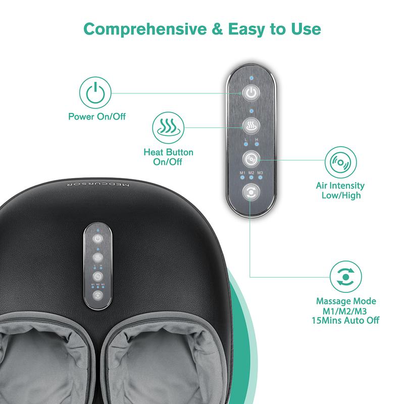 Foot Massager with Heat - Professional 3-Modes
