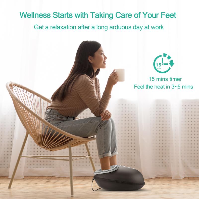 Foot Massager with Heat - Professional 3-Modes